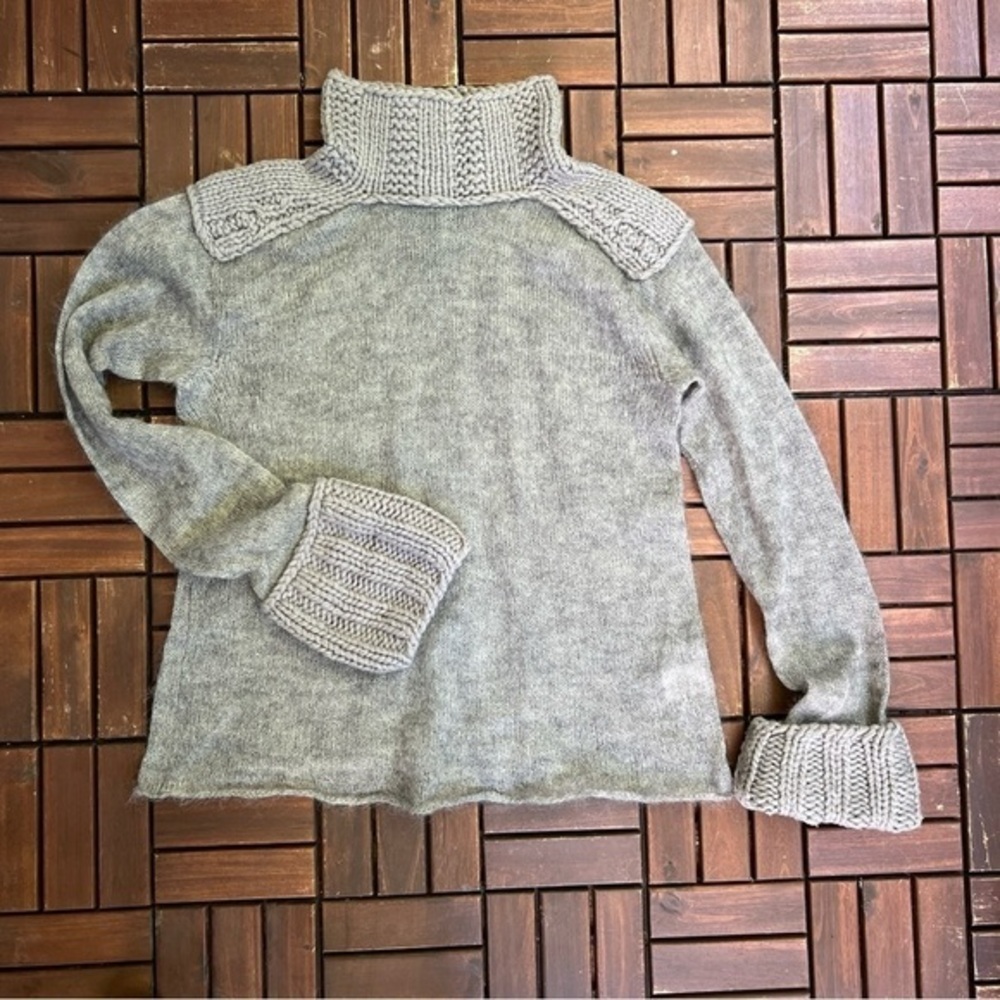 DKNY  Mohair See Through Turtleneck Sweater Size L